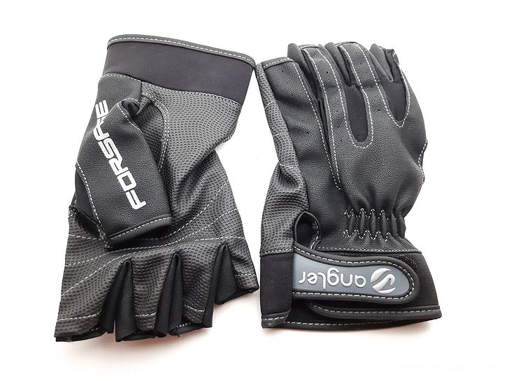 Изображение 2 : Перчатки для спиннингиста - Angler PU Leather A-010