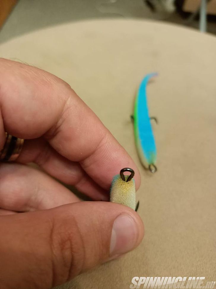 Изображение 6 : Поролоновая рыбка Jig It 105 – поролон в деле!