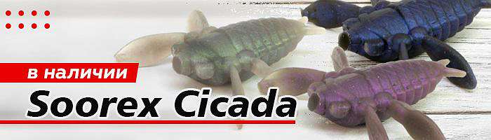  'Soorex Pro Cicada - уловистая приманка на голавля'