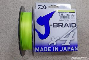 Изображение 1 : Обзор плетенки Daiwa J-Braid 0,15 мм