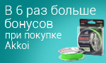 Акция Умножаем баллы за шнур Akkoi