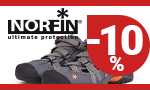 Акция Скидка 10% на обувь Norfin