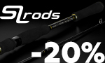 Акция Скидка 20% на спиннинги SLrods